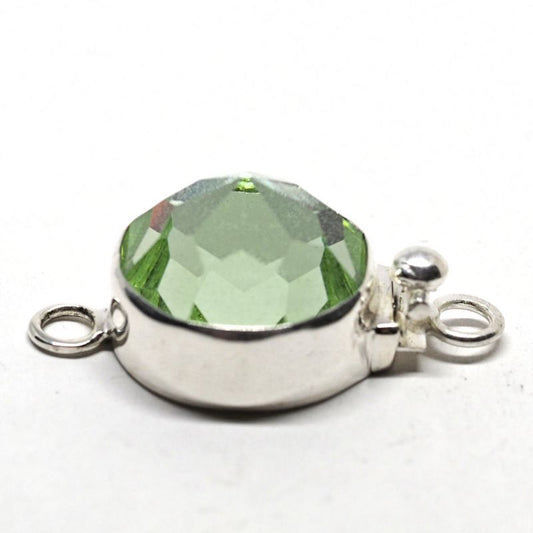 Swarovski chrysolite clasp