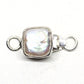 Square pearl clasp