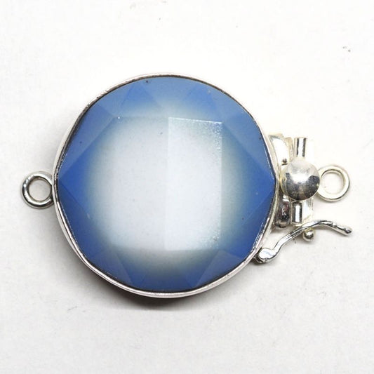 Generous blue &amp; white clasp