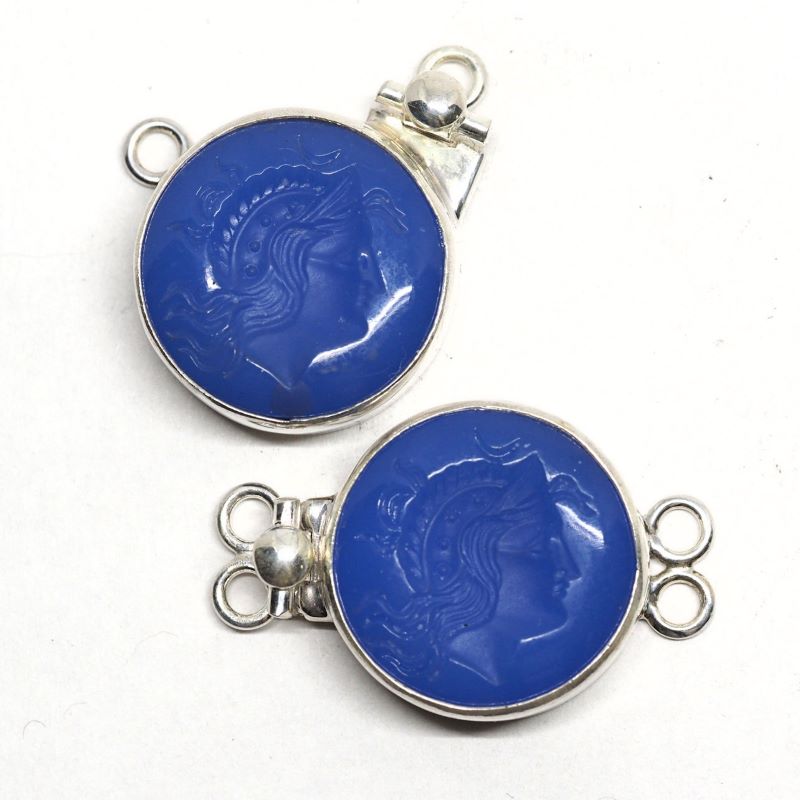 Roman warrior intaglio clasp