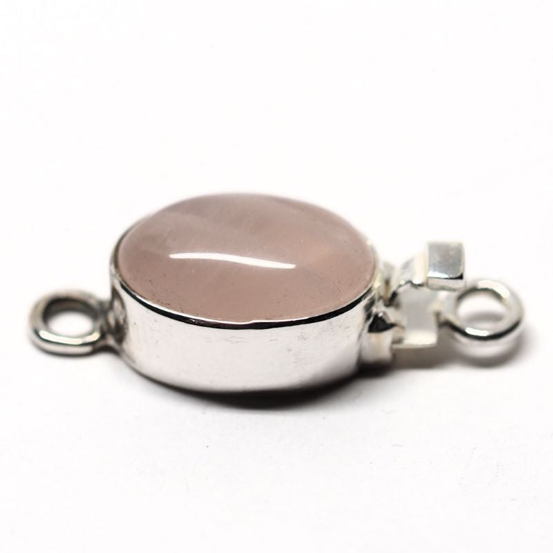 Small rose quartz box clasp