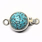 German faux turquoise clasp