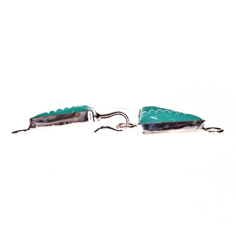 Sea green hook clasp