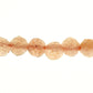 2 mm micro-faceted peach moonstone beads