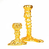 Sand-drip candlesticks