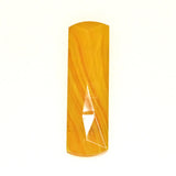 Vintage five-hole yellow batons