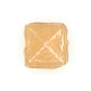 Vintage miniscule tan square beads