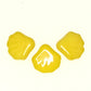 Vintage yellow shell beads