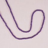 3 mm amethyst round beads