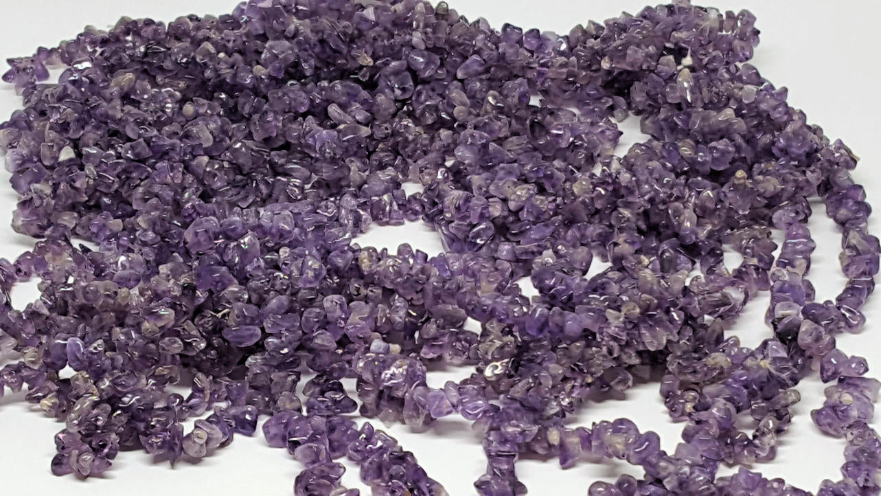 Amethyst stone chips