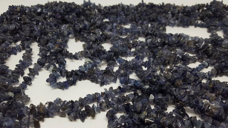 Blue Iolite stone chips