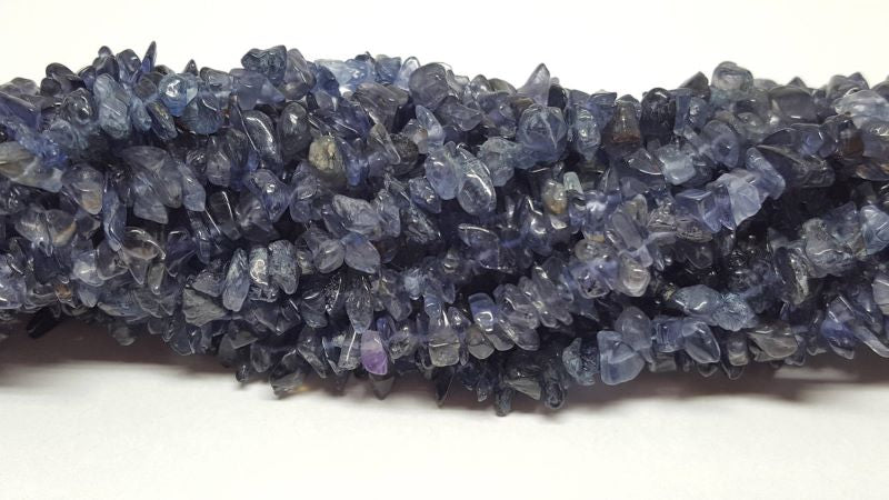 Blue Iolite stone chips