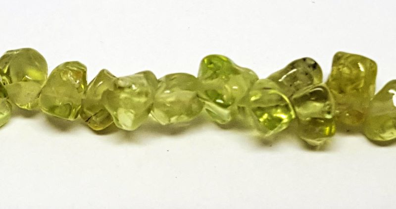 Peridot stone chips