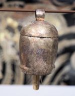 Hand-made copper bell, 5 inch