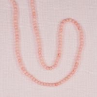 3 mm light pink coral bead