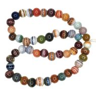 Hand-wound glass beads