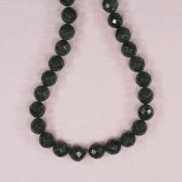 10 mm faceted round jade beads