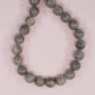 10 mm round labradorite beads