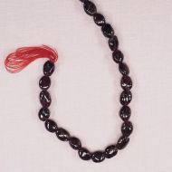 8 mm to 10 mm oval garnet beads